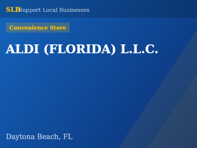 ALDI (FLORIDA) L.L.C. — Convenience Store in Daytona Beach, FL