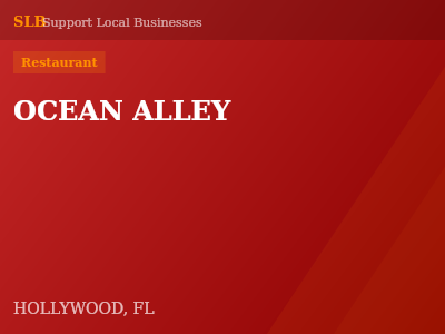 OCEAN ALLEY — Restaurant in HOLLYWOOD, FL