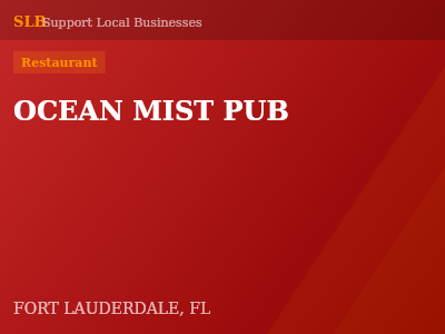OCEAN MIST PUB — Restaurant in FORT LAUDERDALE, FL