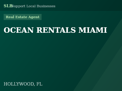 OCEAN RENTALS MIAMI — Real Estate Agent in HOLLYWOOD, FL