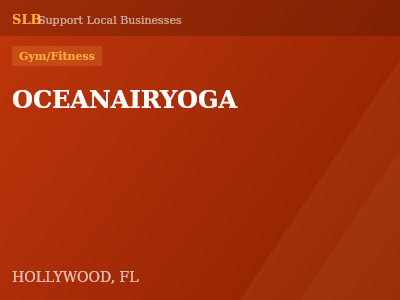 OCEANAIRYOGA — Gym/Fitness in HOLLYWOOD, FL