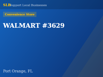 WALMART #3629 — Convenience Store in Port Orange, FL