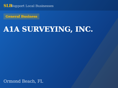 A1A SURVEYING, INC. — General Business in Ormond Beach, FL
