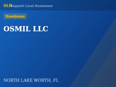 OSMIL LLC — Handyman in NORTH LAKE WORTH, FL