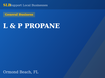 L & P PROPANE — General Business in Ormond Beach, FL