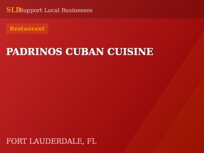 PADRINOS CUBAN CUISINE — Restaurant in FORT LAUDERDALE, FL