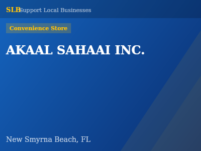 AKAAL SAHAAI INC. — Convenience Store in New Smyrna Beach, FL
