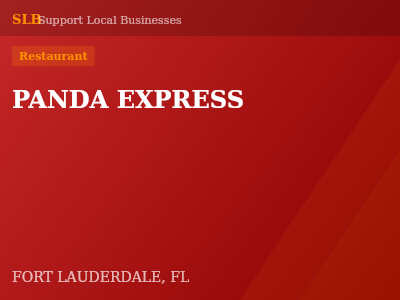PANDA EXPRESS — Restaurant in FORT LAUDERDALE, FL