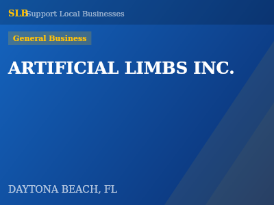 ARTIFICIAL LIMBS INC. — General Business in DAYTONA BEACH, FL