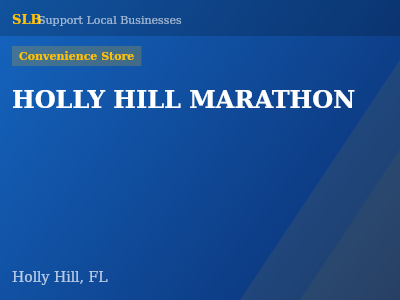 HOLLY HILL MARATHON — Convenience Store in Holly Hill, FL