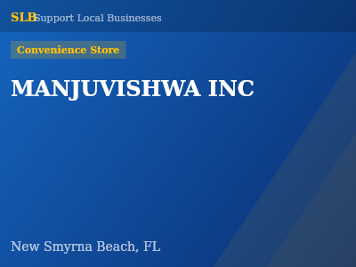 MANJUVISHWA INC — Convenience Store in New Smyrna Beach, FL