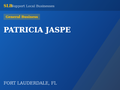 PATRICIA JASPE — General Business in FORT LAUDERDALE, FL