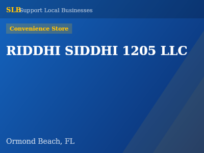 RIDDHI SIDDHI 1205 LLC — Convenience Store in Ormond Beach, FL