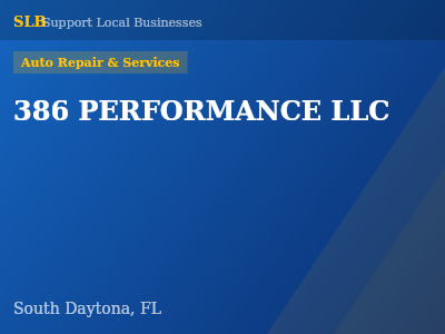386 PERFORMANCE LLC — Auto Repair & Services in South Daytona, FL