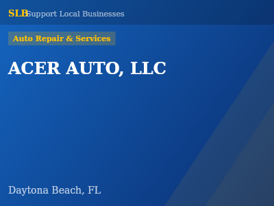 ACER AUTO, LLC — Auto Repair & Services in Daytona Beach, FL