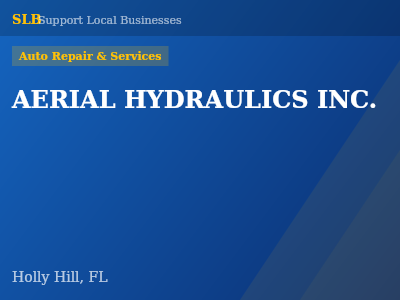 AERIAL HYDRAULICS INC. — Auto Repair & Services in Holly Hill, FL