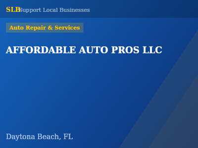 AFFORDABLE AUTO PROS LLC — Auto Repair & Services in Daytona Beach, FL