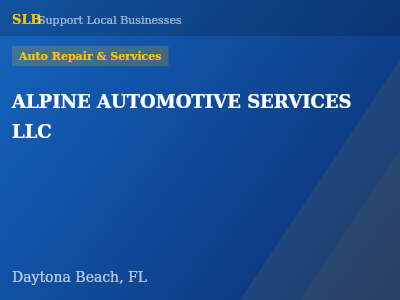 ALPINE AUTOMOTIVE SERVICES LLC — Auto Repair & Services in Daytona Beach, FL