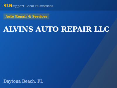 ALVINS AUTO REPAIR LLC — Auto Repair & Services in Daytona Beach, FL