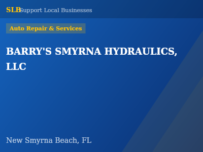 BARRY'S SMYRNA HYDRAULICS, LLC — Auto Repair & Services in New Smyrna Beach, FL