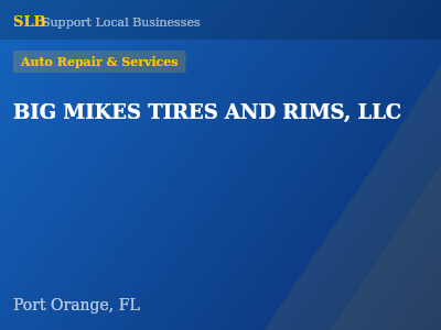 BIG MIKES TIRES AND RIMS, LLC — Auto Repair & Services in Port Orange, FL