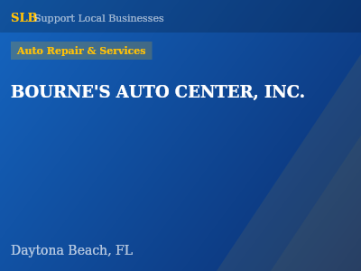 BOURNE'S AUTO CENTER, INC. — Auto Repair & Services in Daytona Beach, FL