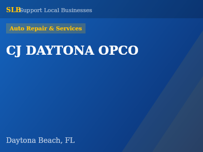 CJ DAYTONA OPCO — Auto Repair & Services in Daytona Beach, FL