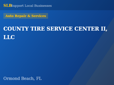COUNTY TIRE SERVICE CENTER II, LLC — Auto Repair & Services in Ormond Beach, FL