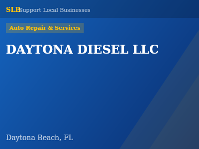 DAYTONA DIESEL LLC — Auto Repair & Services in Daytona Beach, FL