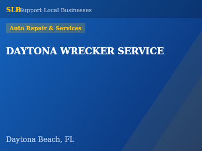 DAYTONA WRECKER SERVICE — Auto Repair & Services in Daytona Beach, FL