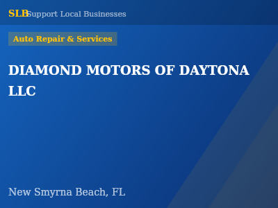 DIAMOND MOTORS OF DAYTONA LLC — Auto Repair & Services in New Smyrna Beach, FL