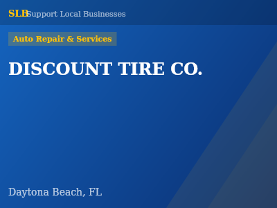 DISCOUNT TIRE CO. — Auto Repair & Services in Daytona Beach, FL