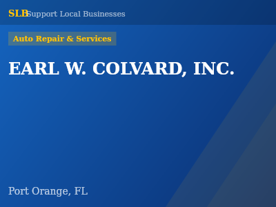 EARL W. COLVARD, INC. — Auto Repair & Services in Port Orange, FL