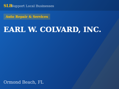 EARL W. COLVARD, INC. — Auto Repair & Services in Ormond Beach, FL