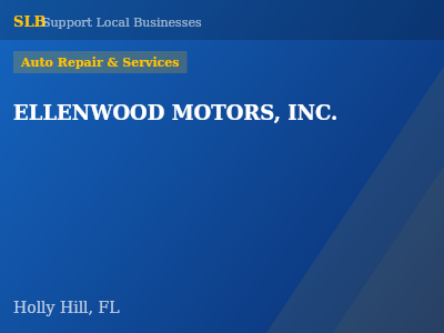 ELLENWOOD MOTORS, INC. — Auto Repair & Services in Holly Hill, FL