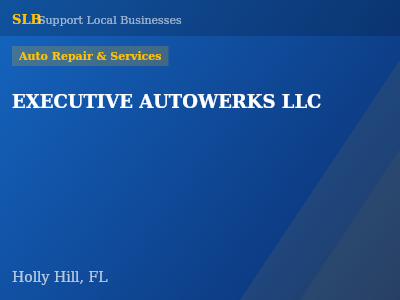 EXECUTIVE AUTOWERKS LLC — Auto Repair & Services in Holly Hill, FL