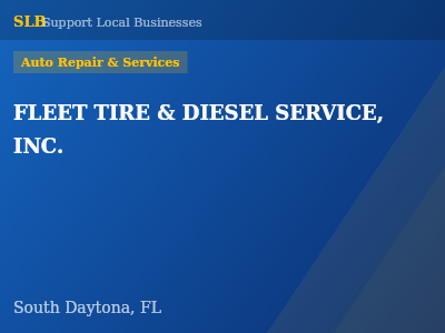 FLEET TIRE & DIESEL SERVICE, INC. — Auto Repair & Services in South Daytona, FL