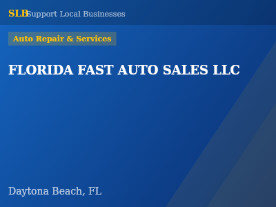 FLORIDA FAST AUTO SALES LLC — Auto Repair & Services in Daytona Beach, FL