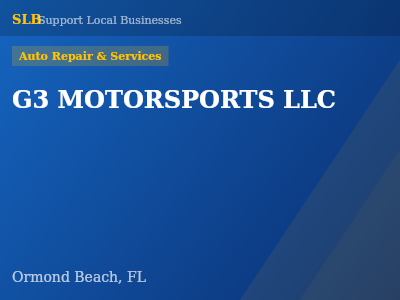 G3 MOTORSPORTS LLC — Auto Repair & Services in Ormond Beach, FL
