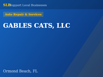 GABLES CATS, LLC — Auto Repair & Services in Ormond Beach, FL