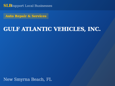 GULF ATLANTIC VEHICLES, INC. — Auto Repair & Services in New Smyrna Beach, FL