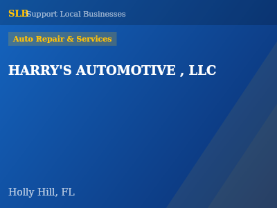HARRY'S AUTOMOTIVE , LLC — Auto Repair & Services in Holly Hill, FL