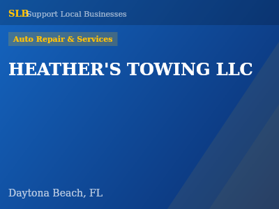 HEATHER'S TOWING LLC — Auto Repair & Services in Daytona Beach, FL