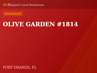 OLIVE GARDEN #1814 — Restaurant in PORT ORANGE, FL