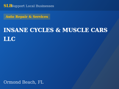 INSANE CYCLES & MUSCLE CARS LLC — Auto Repair & Services in Ormond Beach, FL