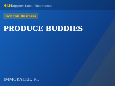 PRODUCE BUDDIES — General Business in IMMOKALEE, FL