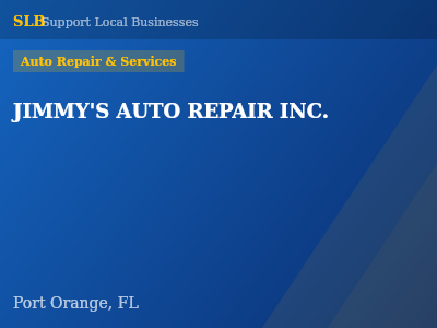 JIMMY'S AUTO REPAIR INC. — Auto Repair & Services in Port Orange, FL