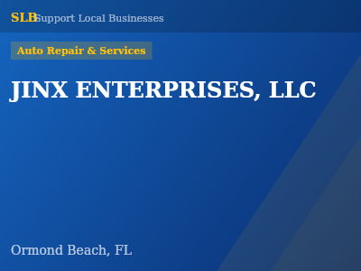 JINX ENTERPRISES, LLC — Auto Repair & Services in Ormond Beach, FL