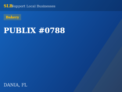 PUBLIX #0788 — Bakery in DANIA, FL