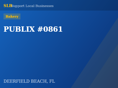 PUBLIX #0861 — Bakery in DEERFIELD BEACH, FL
